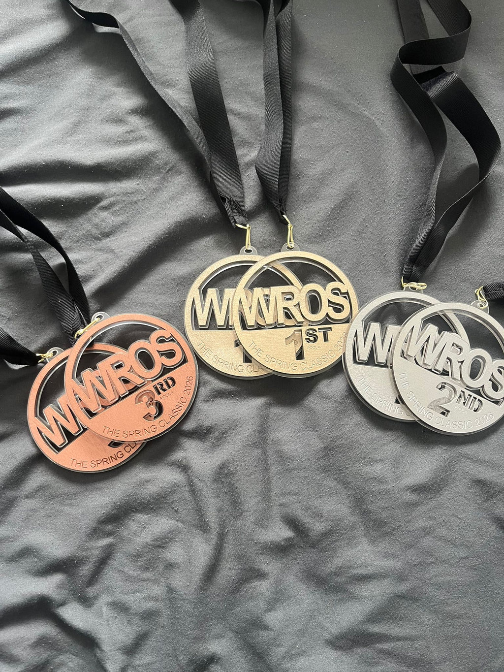 Premium Customizable Acrylic and Wood Medals